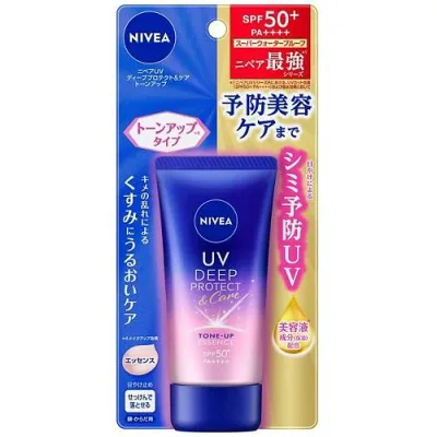 6個セット 花王 ニベア UV ディープ プロテクトアンドケア トーンアップエッセンス 50g SPF50