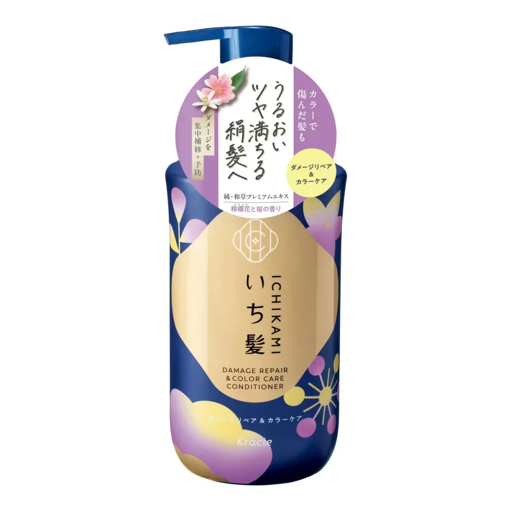 6個セット いち髪 ダメージリペア&カラーケア コンディショナー ポンプ 450g