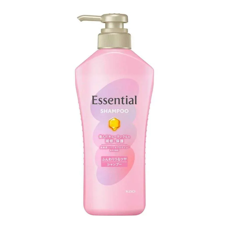 3個セット 花王 エッセンシャル ふんわりうるツヤ シャンプー ポンプ 450ml