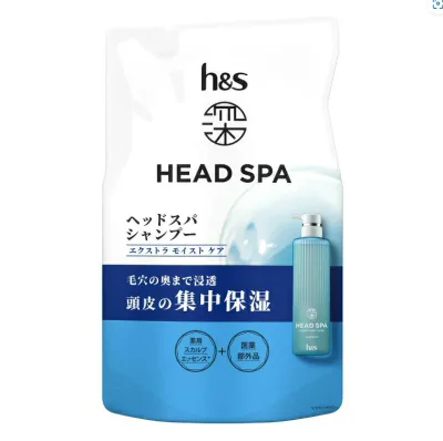 3個セット P&G 深ヘッドスパ by h&s エイチアンドエス エクストラモイストケア シャンプー つめかえ 350g