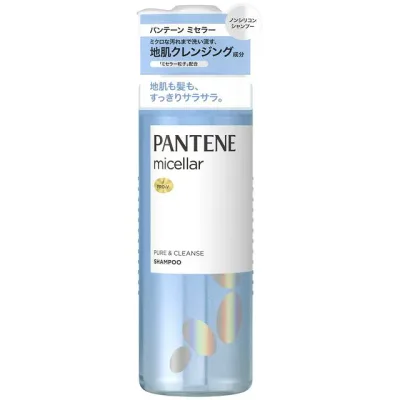 3個セット P&G パンテーン ミセラー ノンシリコン ピュア&クレンズ シャンプー 本体 500ml
