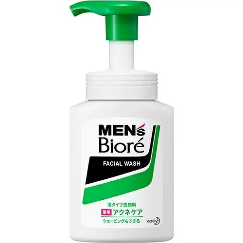 4個セット 花王 メンズビオレ 泡タイプ薬用アクネケア洗顔 本体 150ml