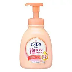 4個セット 花王 ビオレu 泡で出てくるボディウォッシュ うるおいしっとり 本体 600ml