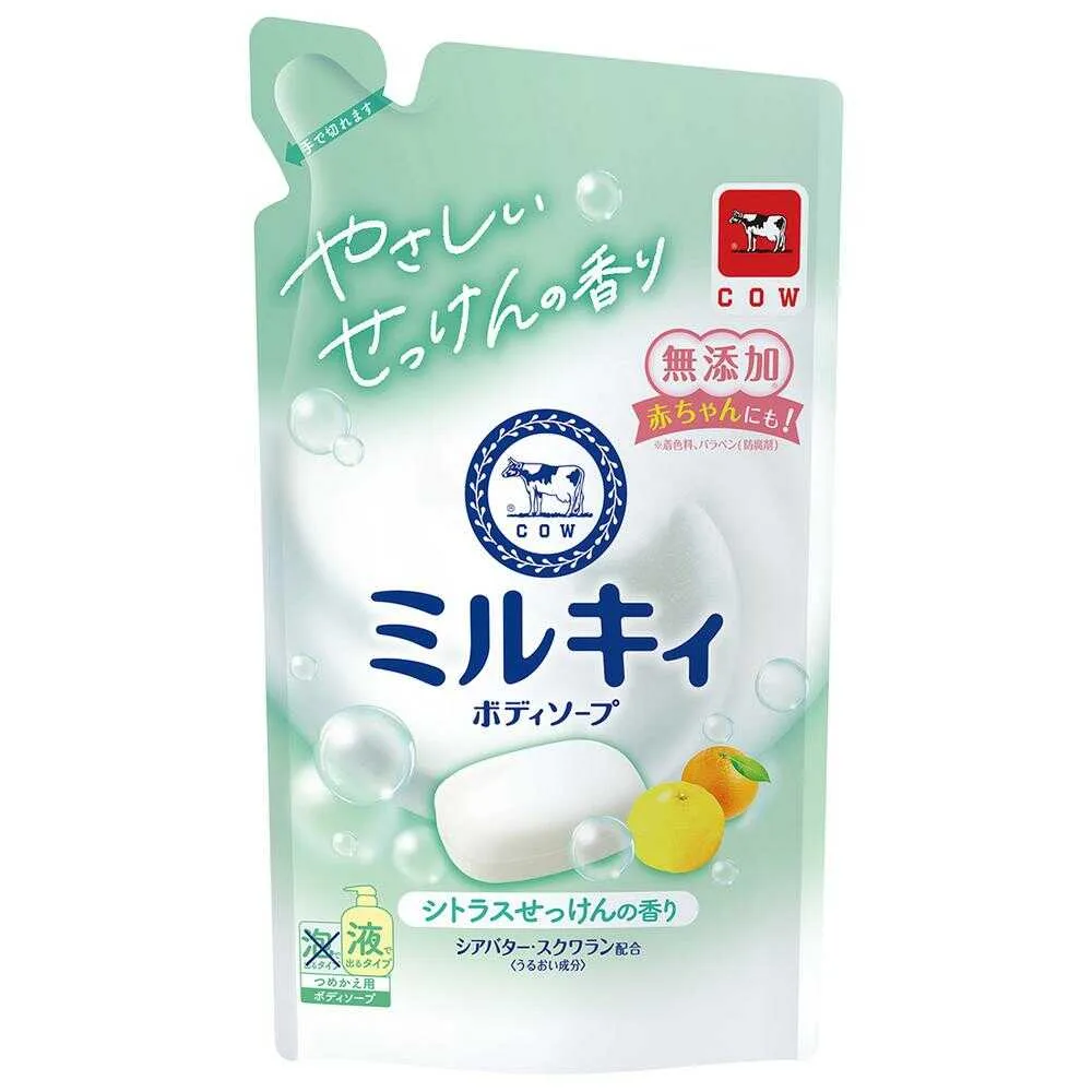 4個セット ミルキィ ボディソープ シトラスせっけんの香り つめかえ用 360ml