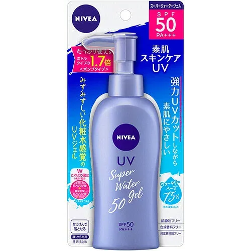 4個セット 花王 ニベアサン プロテクトウォータージェル SPF50 140g