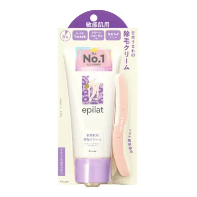 5個セット クラシエ エピラット 除毛クリーム 敏感肌用 150g ヘラ付き