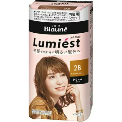8個セット 花王 ブローネ ルミエスト ヘアカラー 2B キャラメルブラウン 108ml