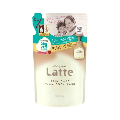 8個セット マー&ミー Latte(ラッテ) 泡で出てくるボディソープ 詰替用 420ml