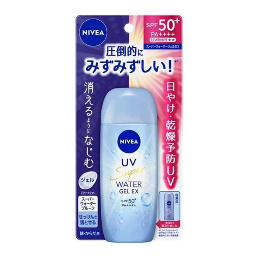 8個セット 花王 ニベア UV ウォータージェル EX 80g SPF50+PA++++