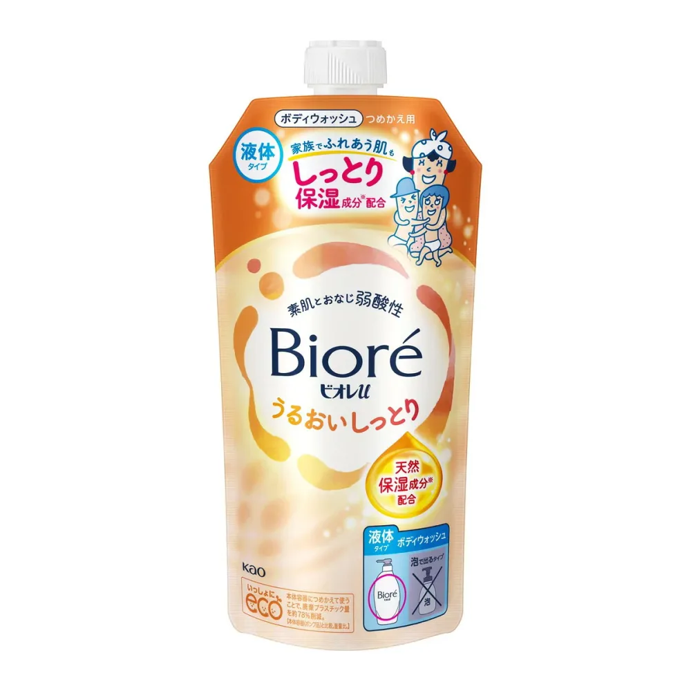 8個セット ビオレu うるおいしっとり つめかえ用 ボディウォッシュ 液体タイプ 320mL