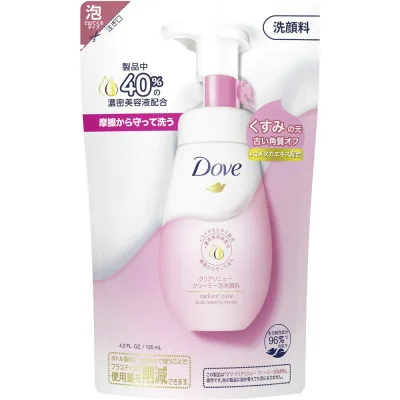 ユニリーバ Dove ダヴ クリアリニュー クリーミー泡洗顔料 角質・くすみ 詰替え 125ml