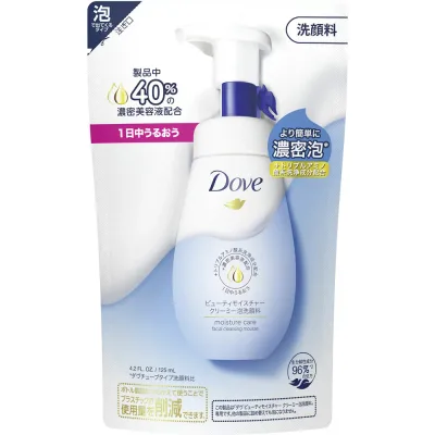 ユニリーバ Dove ダヴ ビューティモイスチャー クリーミー 泡洗顔料 保湿 詰替え 125ml
