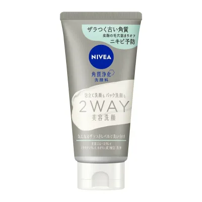 花王 ニベア 2WAY 美容洗顔AC 洗顔料 120g