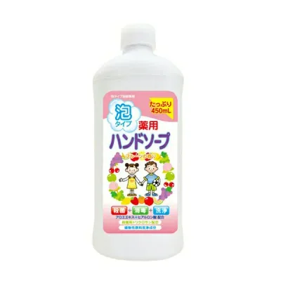 ロケット石鹸 薬用ハンドソープ フルーツ 詰め替え ボトル 450ml