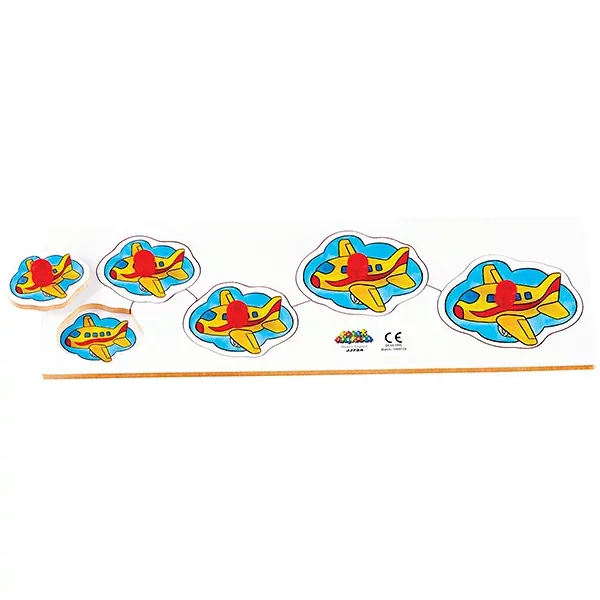 M Richard Knob Puzzle/Airplane Educational Toy 1st and 2nd Birthday Birthday Present Puzzle Toddler Educational Children Boys Men Girls Women Toy Boys Kids Christmas Present