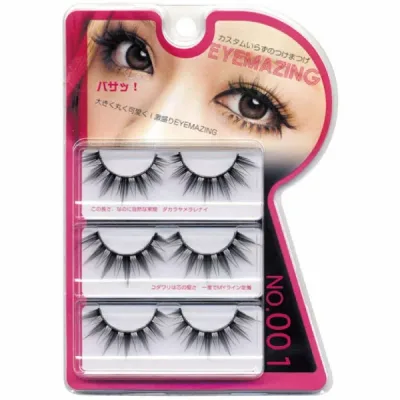 小森純 プロデュース つけまつげ EYEMAZING no.001 アイメイジング 激盛り(1パック5ペア入り) つけマツゲ つけまつ毛 カスタムいらずのつけまつげ 超人気モデル愛用 アイラッシュ アイメージング