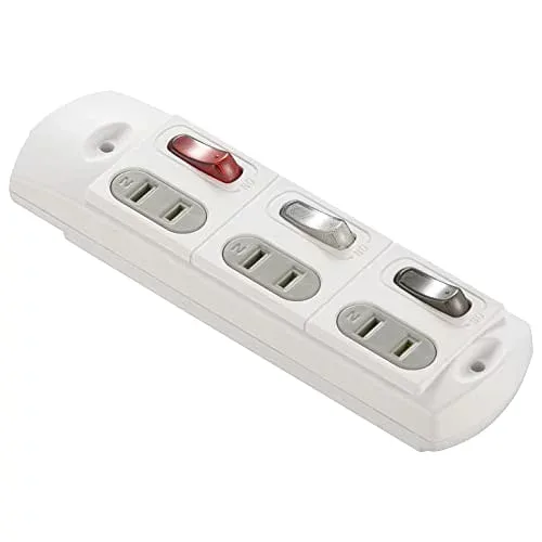 オーム電機 電源タップ DIYタップ 個別スイッチ付き 3個口 補修用電源タップ HS-TM3BSWX3-W 00-1396 OHM 送料 無料