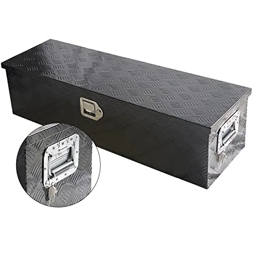 工具箱 アルミボックス 大型 トラック用 ツールボックス 99*33*26cm 荷台 軽トラックベッド 道具 収納 取っ手 ロック金