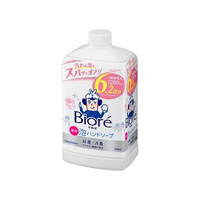 花王 kao ビオレu 泡ハンドソープ フルーツの香り 超大型サイズ 詰替 1200ml 4901301418258
