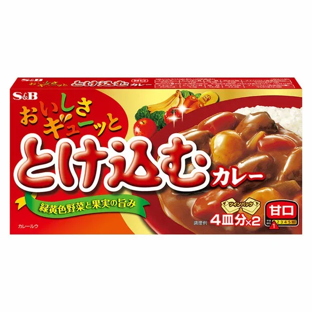 エスビー S&B とけ込むカレー甘口 140g