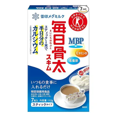 Megmilk Snow Brand Mainichi Bone MBP Skim Stick Type 16g 7 bottles