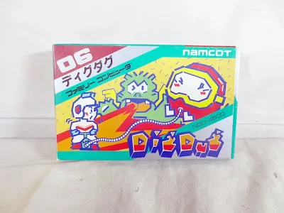 新品同様 ナムコ ファミコン FC ディグダグ