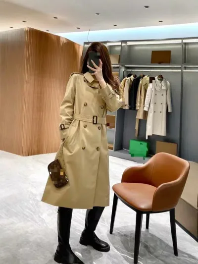 トレンチコート レディース ロング丈 春秋 アウター 韓国風 おしゃれ デザイン性 着回し 上品 通勤 カジュアル デイリー