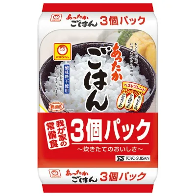 東洋水産 あったかごはん 3個パック (200g×3個)×8個入| 送料無料 パックごはん レトルトご飯 ごはん