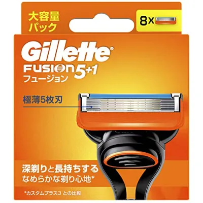 ジレット Gillette フュージョン 替刃8コ入