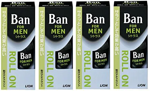 まとめ買いBan(バン) 男性用 ロールオン 30ml(医薬部外品)×4個