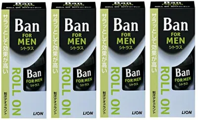 まとめ買いBan(バン) 男性用 ロールオン 30ml(医薬部外品)×4個