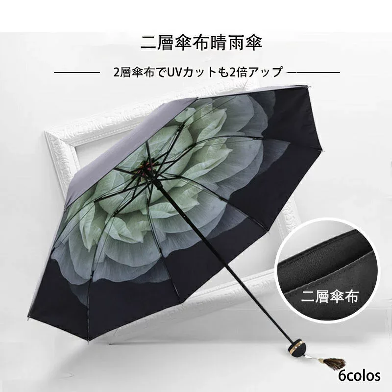 晴雨傘 逆折り畳み 日傘 折りたたみ レディース傘 晴雨兼用 遮光傘 二層傘布 8本骨 完全遮光 傘 UVカット 折畳傘 傘内柄 雨傘 UPF50+ 携帯便利 コンパクト 折り畳み日傘 紫外線遮断 雨傘 耐風撥水 おしゃれ ギフト 手動開閉