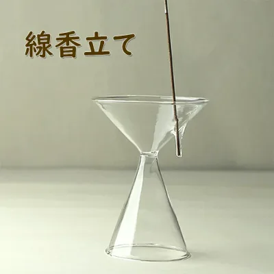 【P5+100円オフ】インセンスホルダー お香立て 線香立て キャンドルホルダー ガラス 北欧 おしゃれ かわいい 香皿 キャンドルスタンド お香たて 受け皿 インテリア 雑貨 送料無料