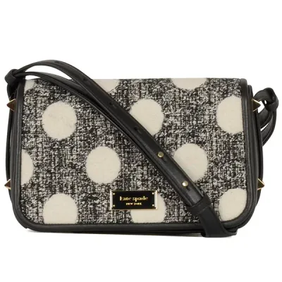 ケイトスペード kate spade バッグ レディース ショルダーバッグ ツイード 水玉模様 ドット柄 かばん 鞄 【送料無料】 ブランド ケイトスペード正規品販売店 直営アウトレット店より直輸入