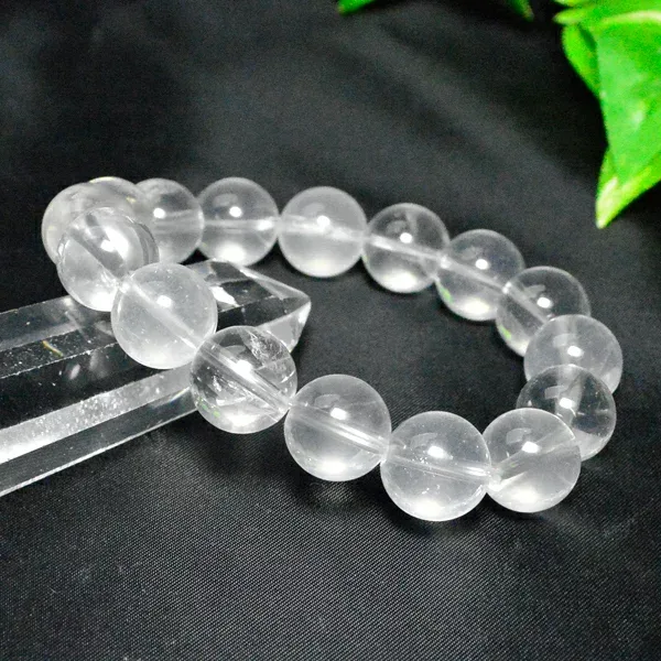 Natural Stone Bracelet Girasol Quartz 12mm Power Stone Women's Men's Gift Present Present Men Women Birthday Wrapping Packaging