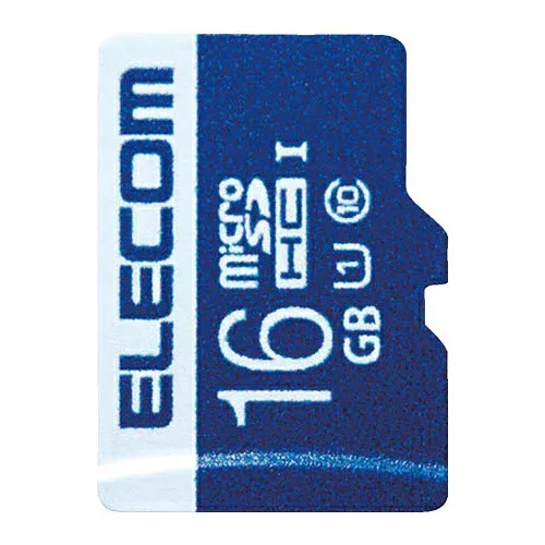 【ゆうパケット対応可】 microSDHCカード 16GB MF-MS016GU11R 【エレコム】