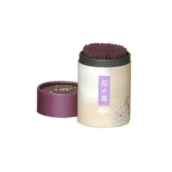 (同梱不可) 奥野晴明堂 花の旅(紅梅) ミニ円筒型(90g) 紅梅の香りのお線香