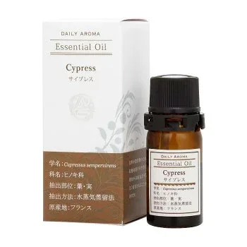 (同梱不可) デイリーアロマジャパン エッセンシャルオイル ラージ サイプレス 10ml 13849 少し甘みのある爽やかなウッディー調の香り