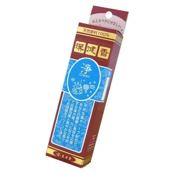 (同梱不可) 薫寿堂 漢健香 スティック30本 香立付き 「浄」 クリーン 1075 天然原料100%の漢方香です