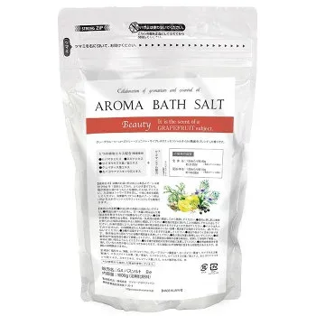 (同梱不可) デイリーアロマジャパン アロマバスソルト業務用1KG ビューティー 足湯なら約100回分