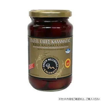 (代引き不可)(同梱不可) そらみつ カラマタオリーブ PDO 370瓶 200g 12個 肉厚でフルーティなオリーブ
