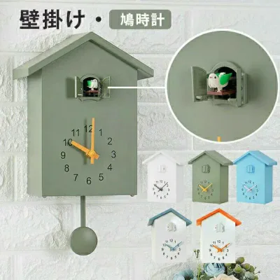 鳩時計 掛け時計 置き時計 2way 子供部屋 かわいい カッコー リビング 振り子時計 おしゃれ インテリア シンプル 大きい ハト時計 はと時計 カッコウ時計 ぽっぽ時計 おしゃれ 静音 時計 子供 お礼 祝い 新築祝い プレゼント クリスマス