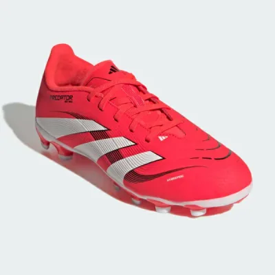 アディダス adidas PREDATOR LEAGUE HG/AG J(プレデター LEAGUE HG/AG J) ジュニアサッカースパイク ID3795(ルシッドレッド/フットウェアホワイト/コアブラック)