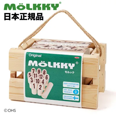 【日本正規公式品】NEWモデル 日本正規公式 モルック (アウトドアゲーム 外遊び キャンプ用品 ファミリーゲーム 木製ゲーム 投げるゲーム レジャーグッズ 公園遊び 子供 大人 パーティーゲーム 北欧)