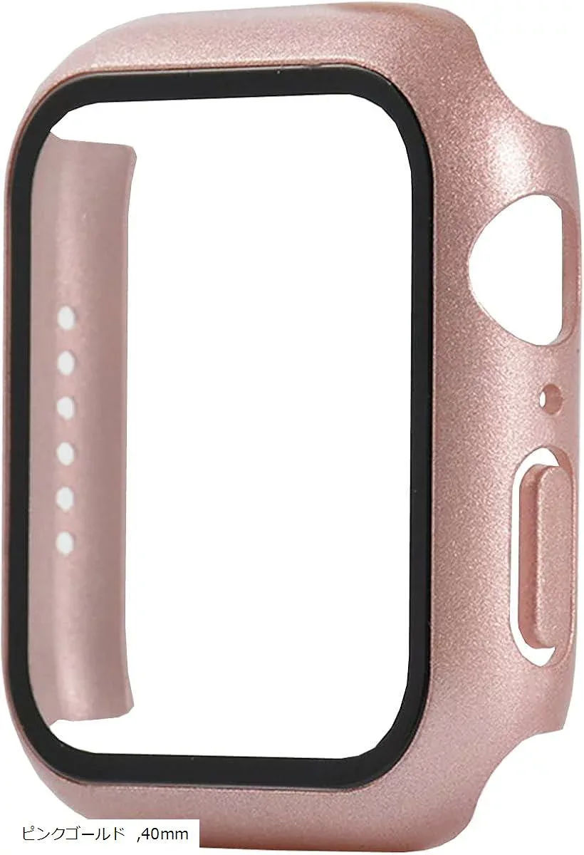 アップルウォッチ カバー Apple watch ケース 保護ケース 保護カバー (ピンクゴールド, 40mm)