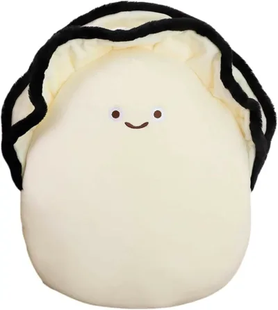 牡蠣 ぬいぐるみ クッション 笑顔 インテリア ユニーク 低反発 もちもち ふわふわ 可愛い 癒し 添い寝 面白い (にっこり, 50cm)