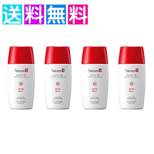 ナチュール+ MDウォーターリーUVゲルR 4個 日焼け止め 化粧下地 日焼け 紫外線対策 UVカット