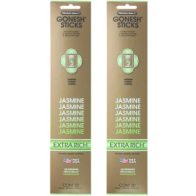 ガーネッシュ ジャスミン GONESH お香 スティック インセンス 40本 リラックス 癒し グッズ 香り 芳香 匂い ネコポス