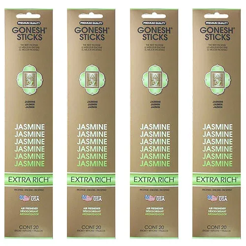 ガーネッシュ ジャスミン GONESH お香 スティック インセンス 80本 リラックス 癒し グッズ 香り 芳香 匂い ネコポス