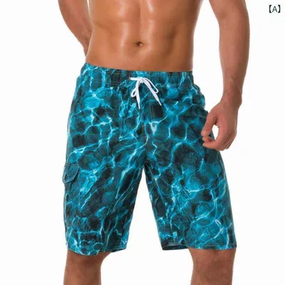 ハーフパンツ メンズ サマーパンツ 膝丈 ショーツ 短パン ズボン ボトムス カジュアル 快適 運動 スポーツ アウトドア レジャー デジタルプリント 総柄 ストレート 薄手 微伸縮 爽やか ビーチ 普段使い 旅行 海 グリーン ブルー ホワイト